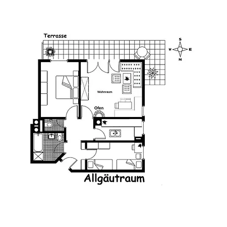 Erdgeschoss Allgaeutraum - Mit Sommer Hoernerbahnen Kostenlos Apartamento Bolsterlang